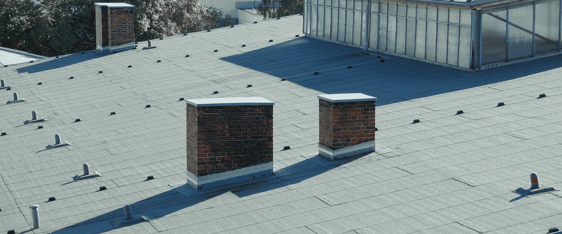 What are the different types of commercial roofs?