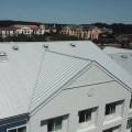 What type of roof is used in commercial buildings?